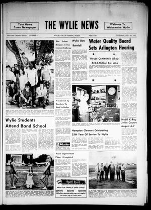 The Wylie News (Wylie, Tex.), Vol. 24, No. 6, Ed. 1 Thursday, July 29, 1971