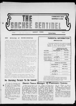 The Sachse Sentinel (Sachse, Tex.), Vol. 3, No. 8, Ed. 1 Tuesday, August 1, 1978