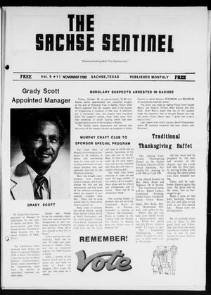 Primary view of object titled 'The Sachse Sentinel (Sachse, Tex.), Vol. 5, No. 11, Ed. 1 Saturday, November 1, 1980'.