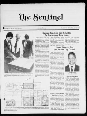 Primary view of object titled 'The Sentinel (Sachse, Tex.), Vol. 13, No. 9, Ed. 1 Wednesday, March 2, 1988'.