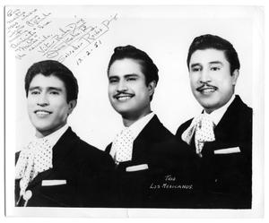 Photograph of group "Trio Los Mexicanos"