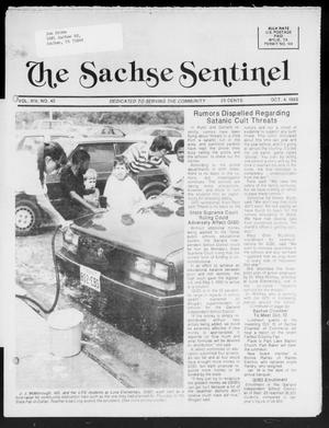 The Sachse Sentinel (Sachse, Tex.), Vol. 14, No. 40, Ed. 1 Wednesday, October 4, 1989