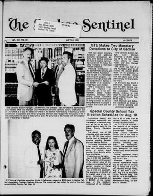 The Sachse Sentinel (Sachse, Tex.), Vol. 16, No. 30, Ed. 1 Wednesday, July 24, 1991