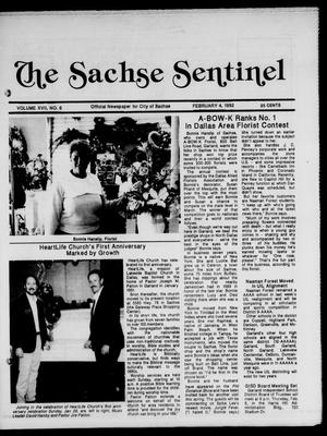 The Sachse Sentinel (Sachse, Tex.), Vol. 17, No. 6, Ed. 1 Tuesday, February 4, 1992