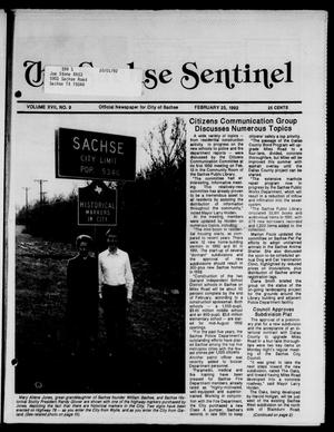 The Sachse Sentinel (Sachse, Tex.), Vol. 17, No. 9, Ed. 1 Tuesday, February 25, 1992