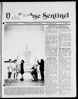 The Sachse Sentinel (Sachse, Tex.), Vol. 17, No. 43, Ed. 1 Tuesday, October 20, 1992