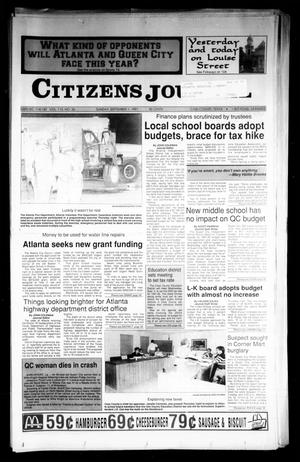 Citizens Journal (Atlanta, Tex.), Vol. 113, No. 27, Ed. 1 Sunday, September 1, 1991