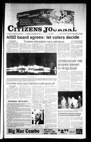 Citizens Journal (Atlanta, Tex.), Vol. 113, No. 57, Ed. 1 Sunday, December 22, 1991