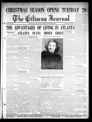 The Citizens Journal (Atlanta, Tex.), Vol. 70, No. 47, Ed. 1 Thursday, November 24, 1949