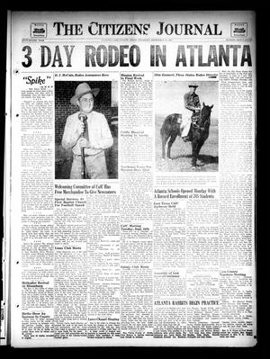 The Citizens Journal (Atlanta, Tex.), Vol. 68, No. 37, Ed. 1 Thursday, September 11, 1947