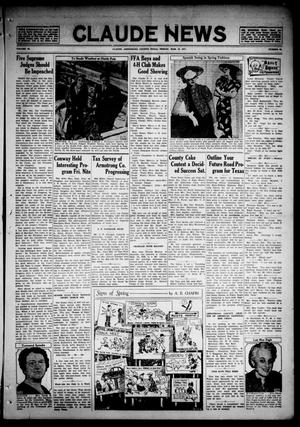 Claude News (Claude, Tex.), Vol. 48, No. 28, Ed. 1 Friday, March 12, 1937