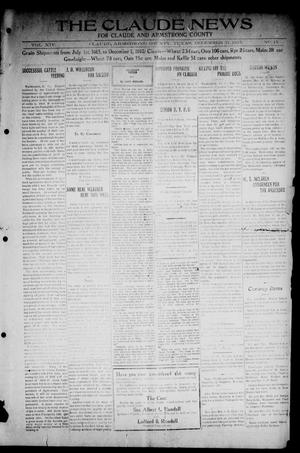 The Claude News (Claude, Tex.), Vol. 14, No. 15, Ed. 1 Friday, December 31, 1915