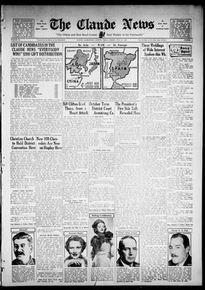 The Claude News (Claude, Tex.), Vol. 49, No. 9, Ed. 1 Friday, October 29, 1937