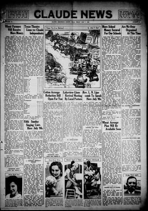 Claude News (Claude, Tex.), Vol. 44, No. 44, Ed. 1 Friday, July 7, 1933