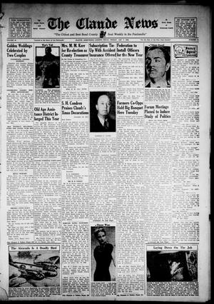 The Claude News (Claude, Tex.), Vol. 49, No. 19, Ed. 1 Friday, January 7, 1938