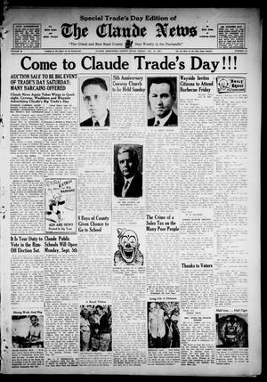The Claude News (Claude, Tex.), Vol. 49, No. 52, Ed. 1 Friday, August 26, 1938