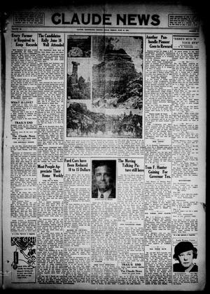 Claude News (Claude, Tex.), Vol. 45, No. 42, Ed. 1 Friday, June 22, 1934