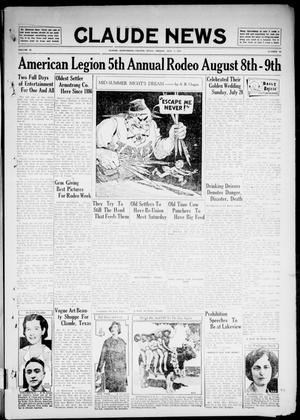 Claude News (Claude, Tex.), Vol. 46, No. 48, Ed. 1 Friday, August 2, 1935