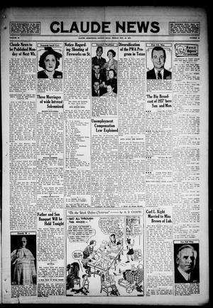Claude News (Claude, Tex.), Vol. 48, No. 16, Ed. 1 Friday, December 18, 1936