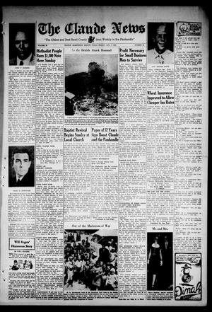 Claude News (Claude, Tex.), Vol. 53, No. 50, Ed. 1 Friday, August 7, 1942