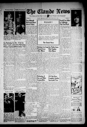 Claude News (Claude, Tex.), Vol. 54, No. 15, Ed. 1 Friday, December 4, 1942