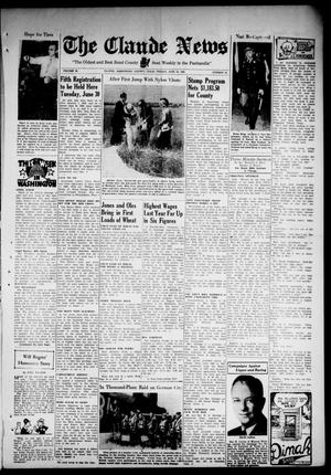 Claude News (Claude, Tex.), Vol. 53, No. 43, Ed. 1 Friday, June 19, 1942