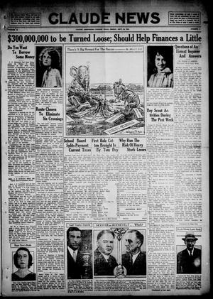Claude News (Claude, Tex.), Vol. 44, No. 4, Ed. 1 Friday, September 30, 1932