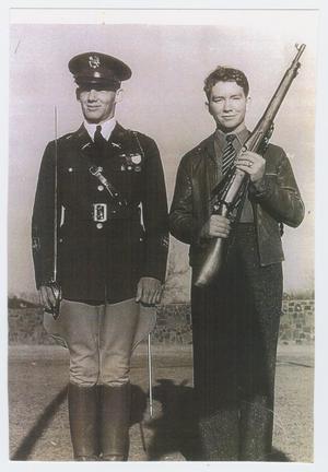 [Photograph of Valin R. Woodward and Rudolph Matlock]