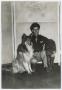 Photograph: [Photograph of Carl Rainone and His Dogs]