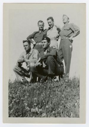 [Photograph of Five Army Friends]