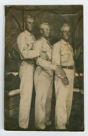 [Photograph of Three Servicemen]