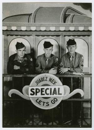 [Photograph of Ren, Bob, and Dale Powell]