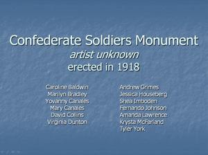 [Confederate Soldiers' Monument]