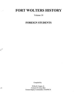 Primary view of object titled 'Pictorial History of Fort Wolters, Volume 19: Foreign Students'.