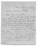Thumbnail image of item number 1 in: '[Letter from Tom's Grandmother to Carolyn Street, July 28,1904]'.