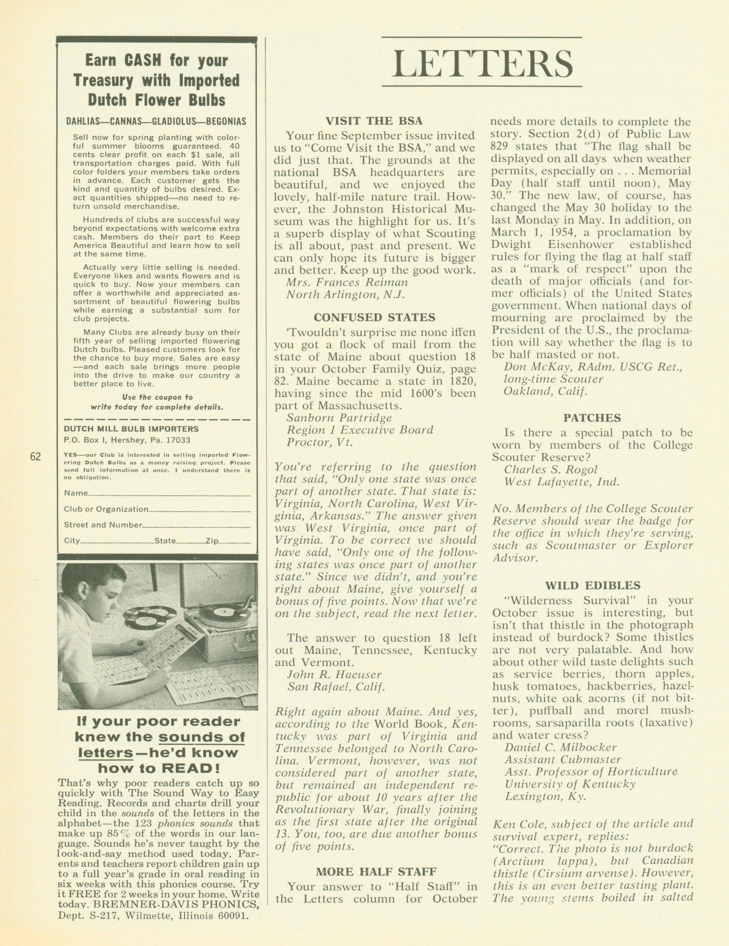 Scouting, Volume 60, Number 1, January-February 1972
                                                
                                                    62
                                                