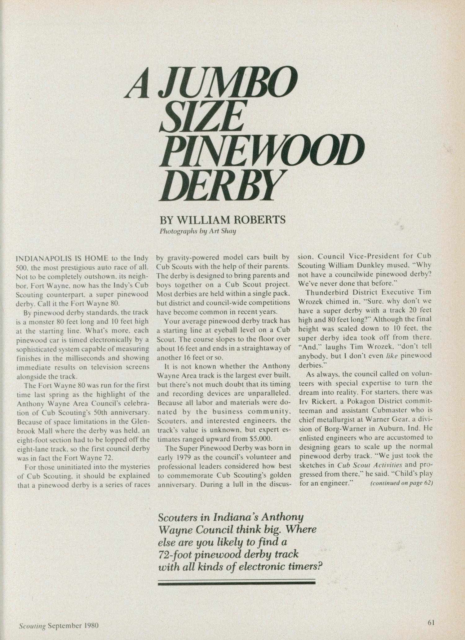 Scouting, Volume 68, Number 4, September 1980
                                                
                                                    61
                                                