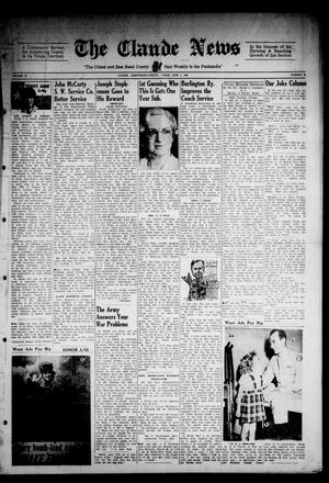 Claude News (Claude, Tex.), Vol. 54, No. 39, Ed. 1 Friday, June 1, 1945