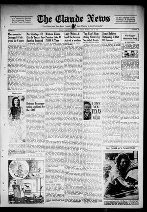 Claude News (Claude, Tex.), Vol. 52, No. 52, Ed. 1 Friday, August 20, 1943