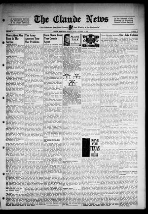 Claude News (Claude, Tex.), Vol. 54, No. 6, Ed. 1 Friday, October 6, 1944