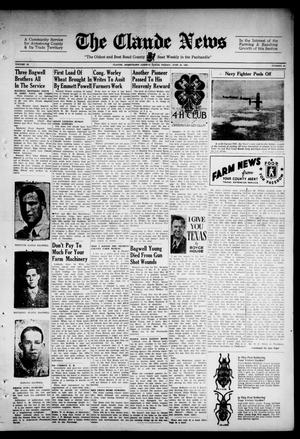 Claude News (Claude, Tex.), Vol. 52, No. 43, Ed. 1 Friday, June 18, 1943