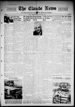 Claude News (Claude, Tex.), Vol. 54, No. 49, Ed. 1 Friday, August 10, 1945