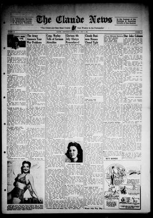 Claude News (Claude, Tex.), Vol. 54, No. 44, Ed. 1 Friday, July 6, 1945