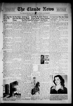 Claude News (Claude, Tex.), Vol. 53, No. 22, Ed. 1 Friday, January 28, 1944