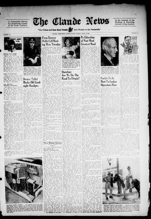 Claude News (Claude, Tex.), Vol. 55, No. 33, Ed. 1 Friday, April 26, 1946