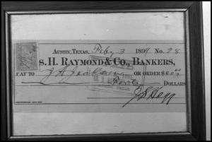 [Check Signed by Jim Hogg]