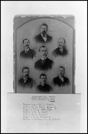 Primary view of object titled '[Board of Aldermen, 1885]'.