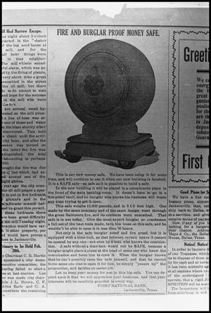 Primary view of object titled '[Page from Cherokee County Banner]'.