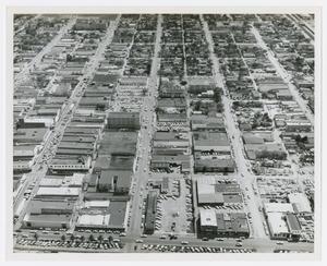 Primary view of object titled '[Aerial View of Downtown McAllen]'.