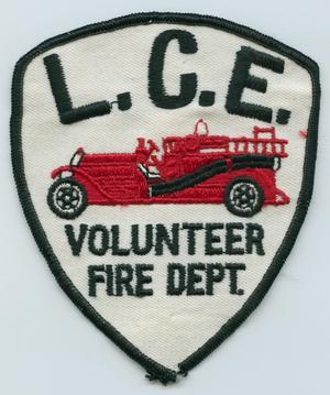 [L. C. E. Volunteer Fire Department Patch]